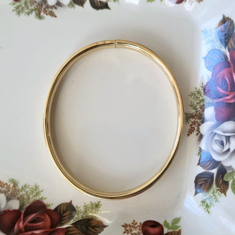 Vintage 14k gold bangle
