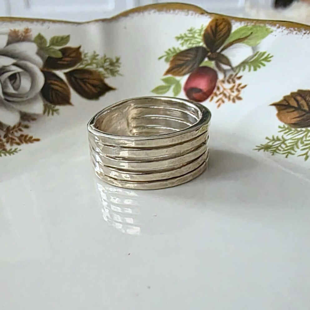 Barse Silver Hypnosis Ring
