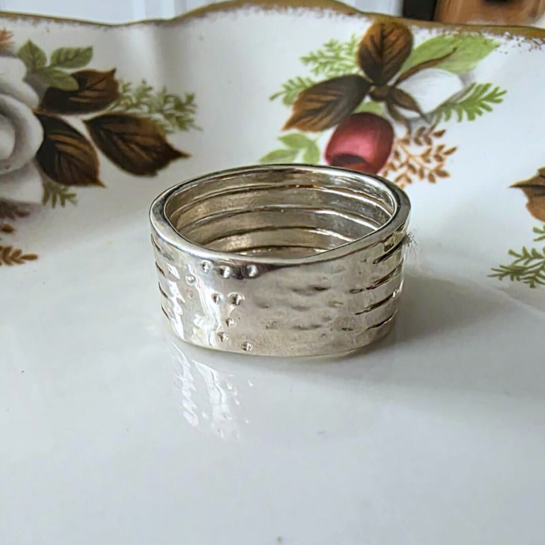 Barse Silver Hypnosis Ring