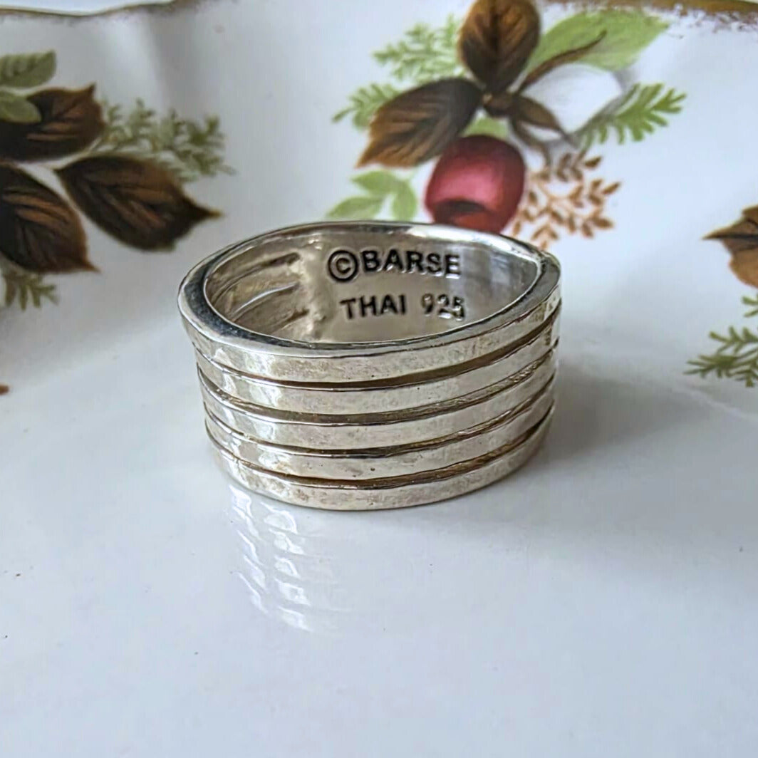 Barse Silver Hypnosis Ring