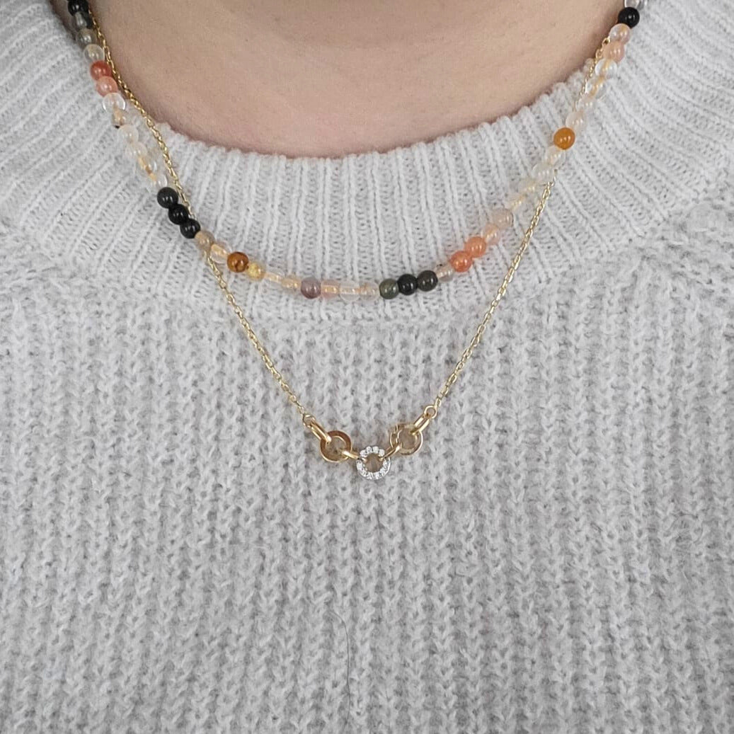 Pre-owned 14k gouden ketting chain