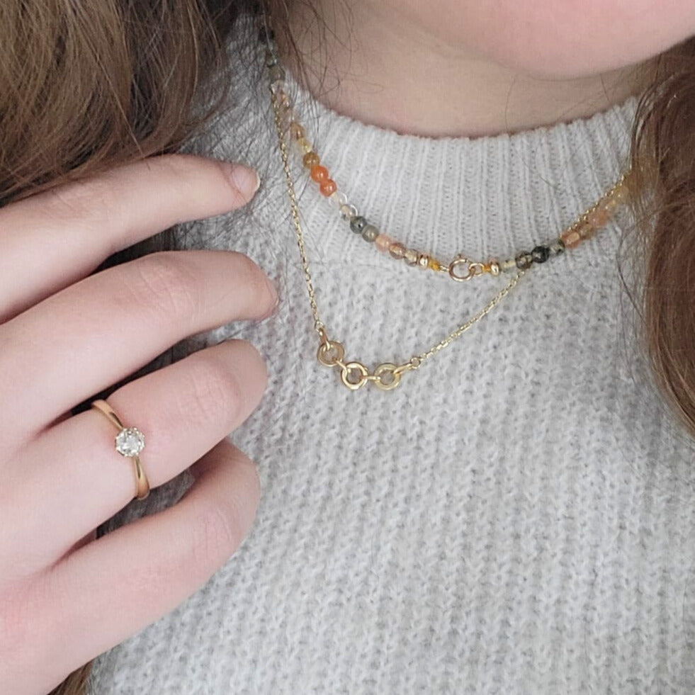 Pre-owned 14k gouden ketting chain