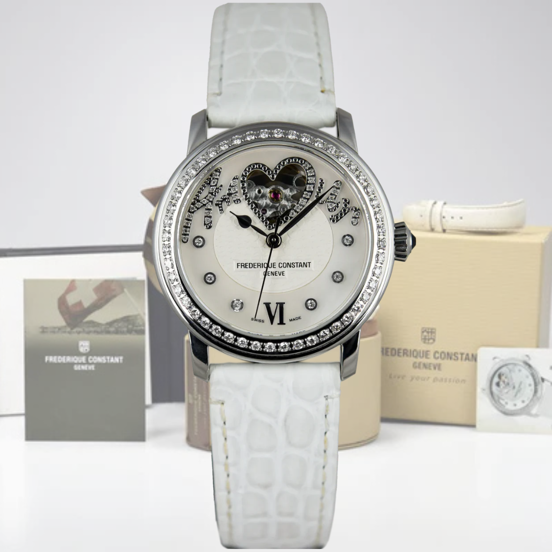Pre-owned Frederique Constant Heart Beat Limited Edition FC-310SQ2PD6