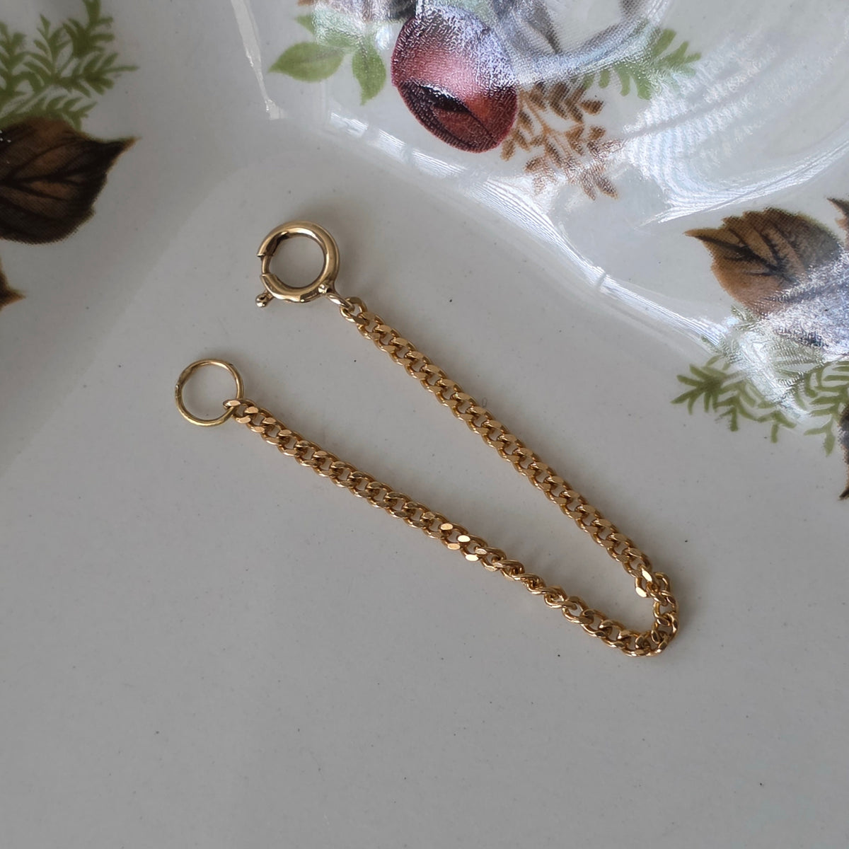 Vintage 14k gouden extension chain verlenger