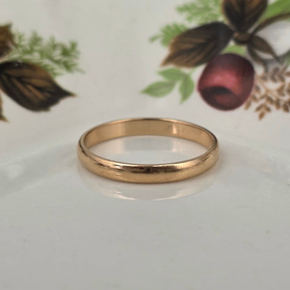 Vintage 18k gold band ring