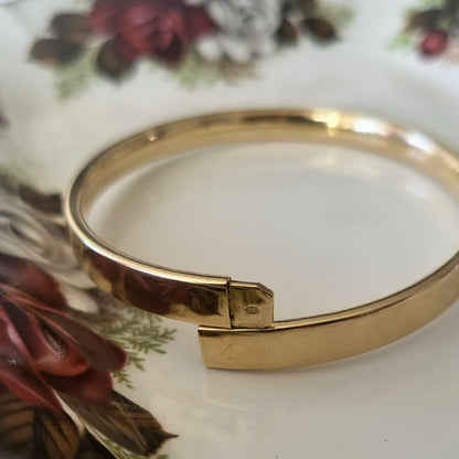 Vintage 14k gouden bangle