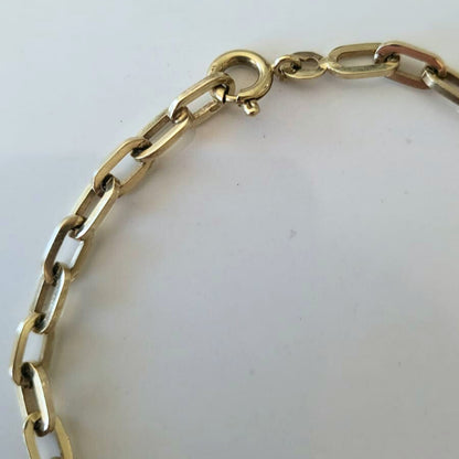 Vintage 14k gouden schakel armband