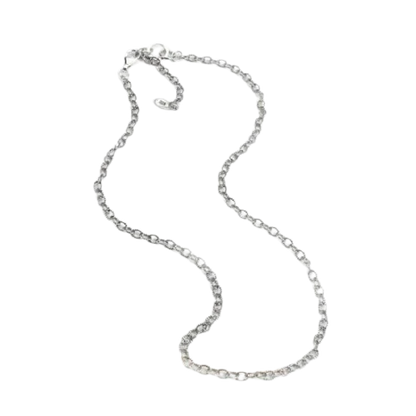 Barse Zilver Ketting Vlecht Detail