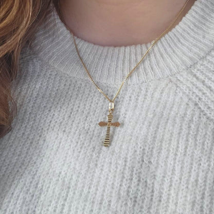 Vintage 14k gouden gourmet ketting