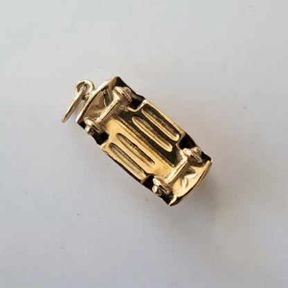 Vintage 14k gouden hanger auto
