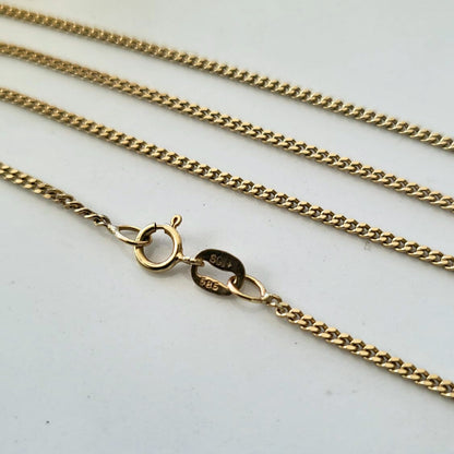Vintage 14k gouden gourmet ketting