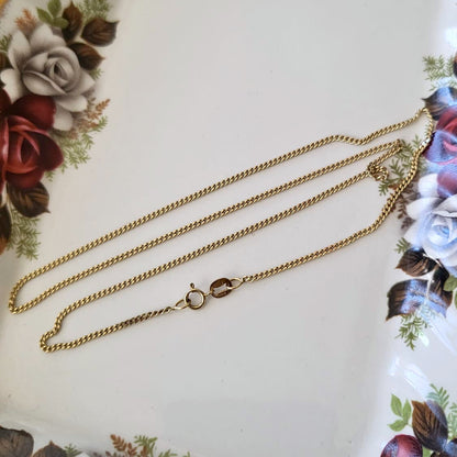Vintage 14k gouden gourmet ketting