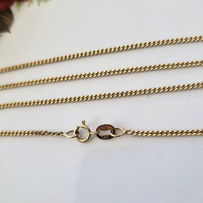 Vintage 14k gouden gourmet ketting