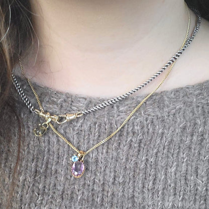 Vintage 14k gouden gourmet ketting