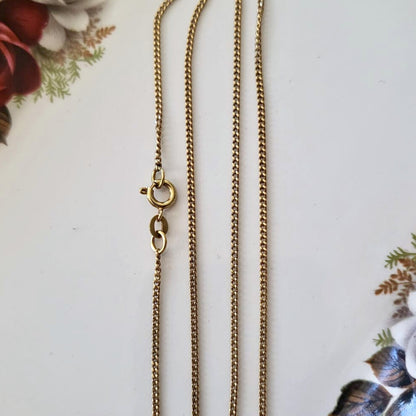 Vintage 14k gouden gourmet ketting