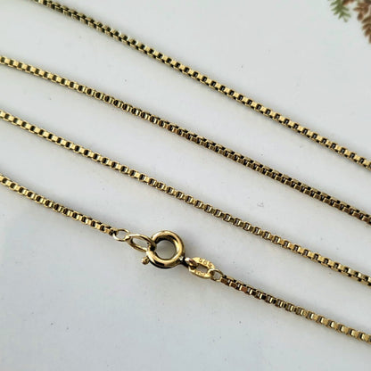 Vintage 14k gouden venetiaanse ketting