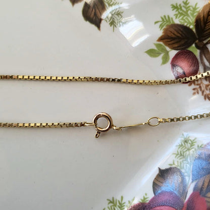 Vintage 14k gouden venetiaanse ketting