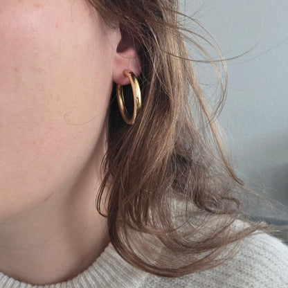 Vintage 14k gouden creolen