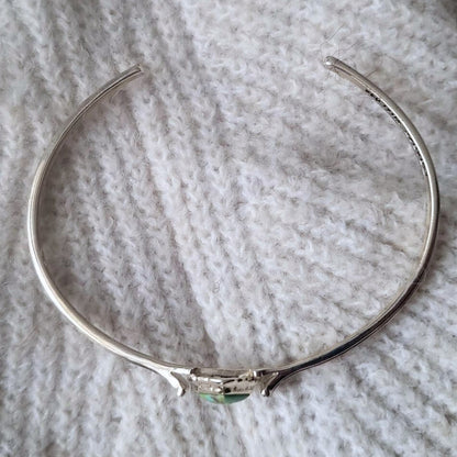 Barse Zilver Cuff Armband Turquoise