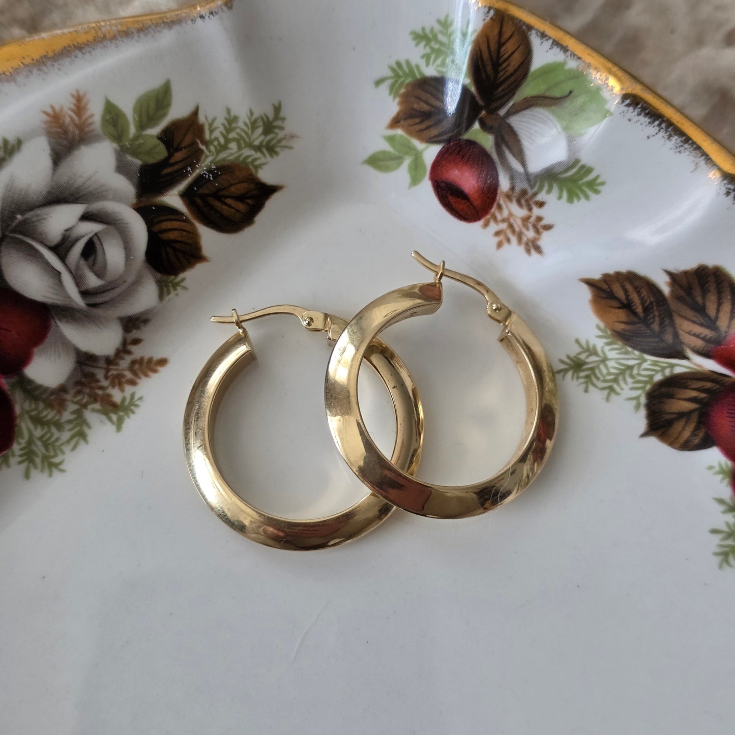 Vintage 14k gouden creolen