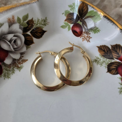 Vintage 14k gouden creolen
