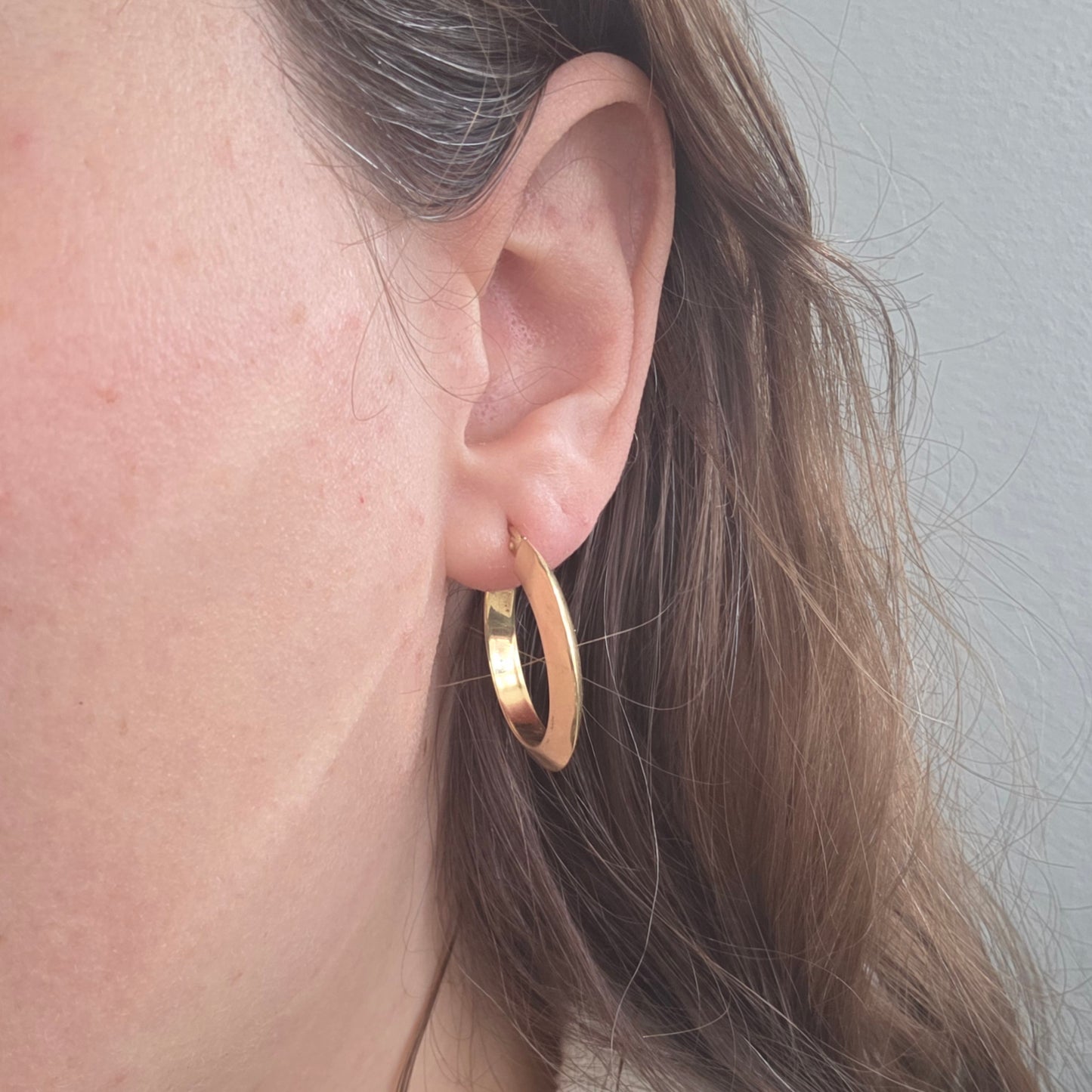 Vintage 14k gouden creolen