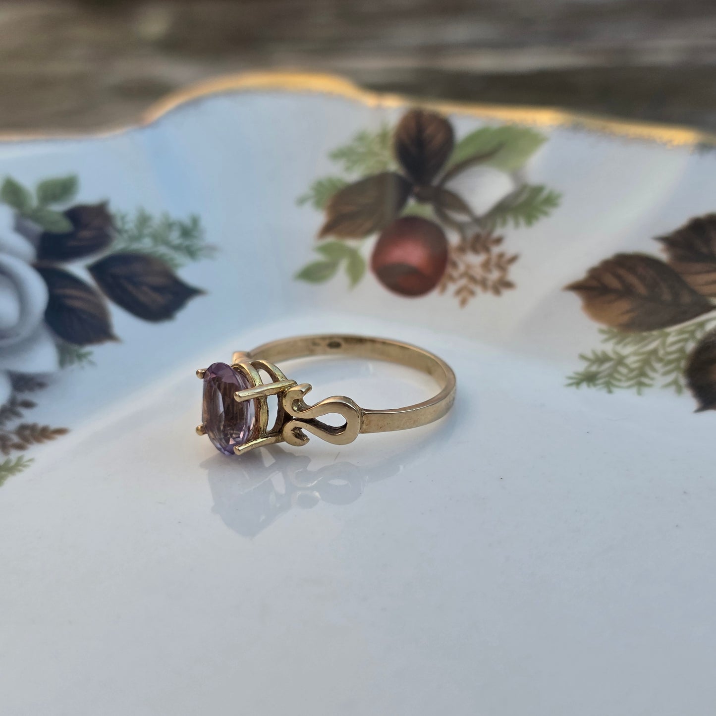 Vintage 14k gouden ring kunziet