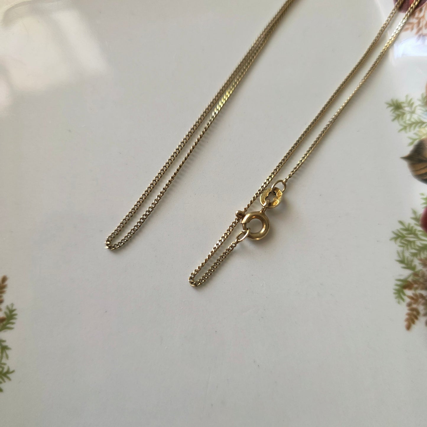 Vintage 14k gouden gourmet ketting