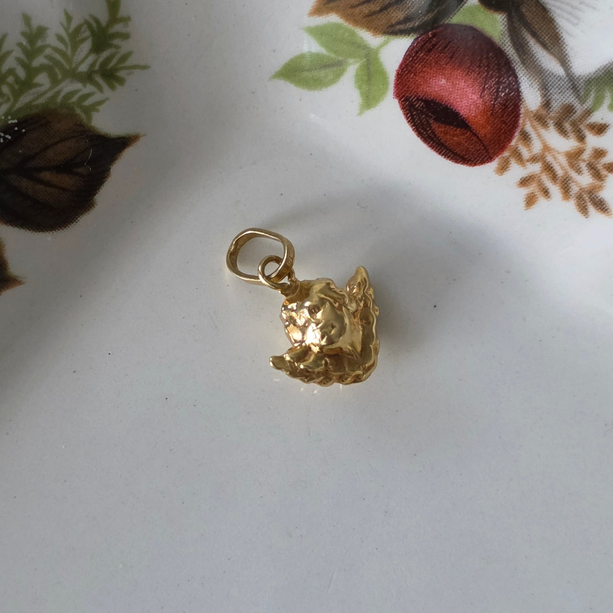 Vintage 18k gouden hanger engeltje
