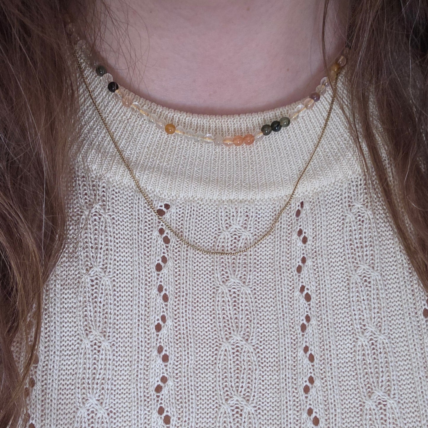 Vintage 14k gouden gourmet ketting
