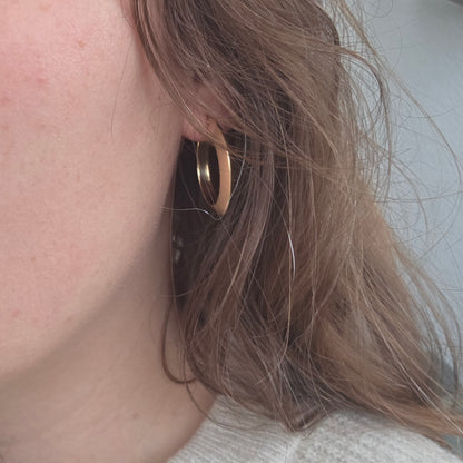 Vintage 14k gouden creolen