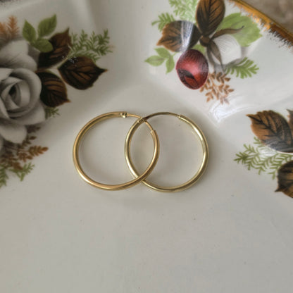 Vintage 14k gouden creolen