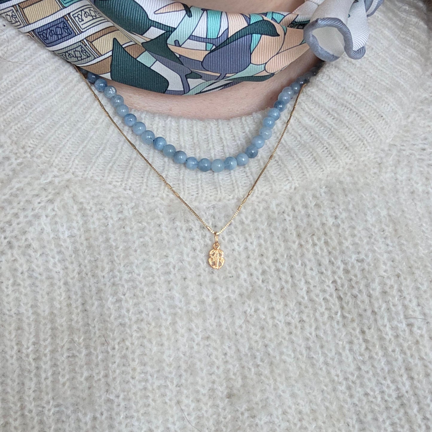 Vintage 18k gouden hanger kreeft