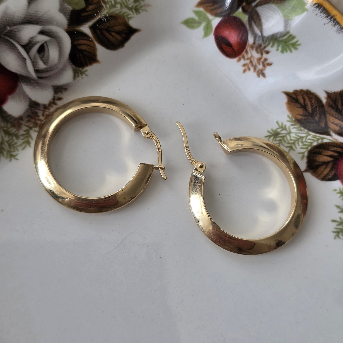 Vintage 14k gouden creolen