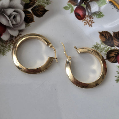 Vintage 14k gouden creolen