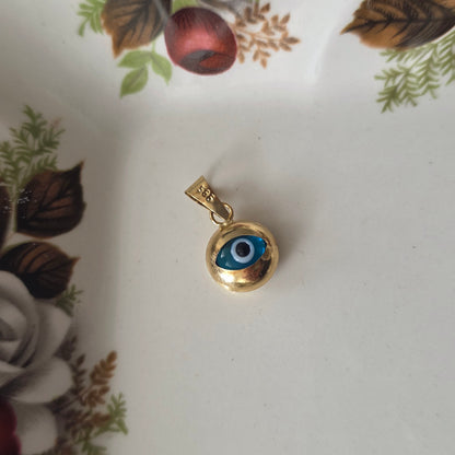 Vintage 14k gouden hanger oog