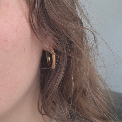 Vintage 14k gouden creolen