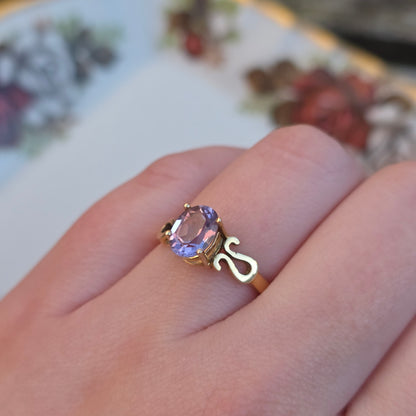 Vintage 14k gouden ring kunziet