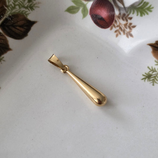 Vintage 18k gouden hanger drup