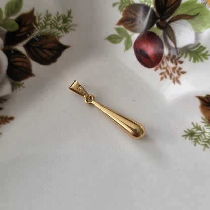 Vintage 18k gouden hanger drup