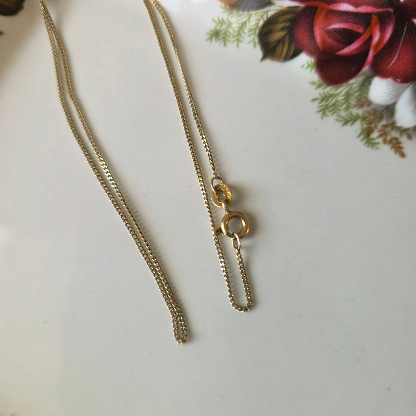 Vintage 14k gouden gourmet ketting