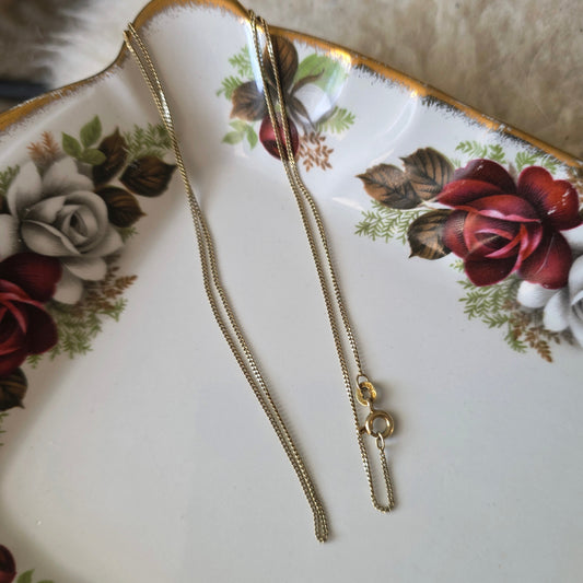 Vintage 14k gouden gourmet ketting