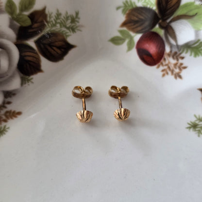 Vintage 18k gouden oorstekers sparkle