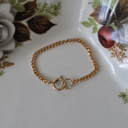 Vintage 14k gold chain extender