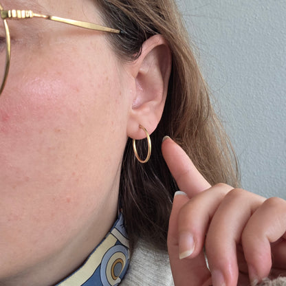 Vintage 14k gouden creolen