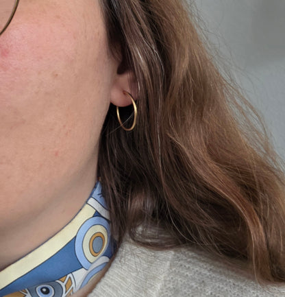 Vintage 14k gouden creolen
