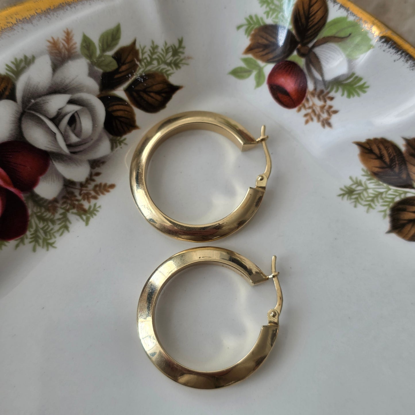 Vintage 14k gouden creolen