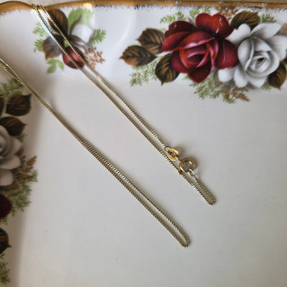 Vintage 14k gouden gourmet ketting