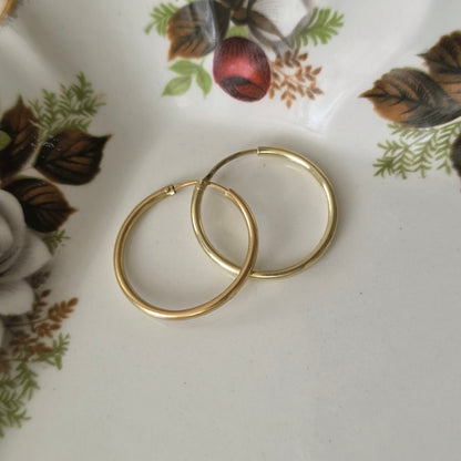Vintage 14k gouden creolen